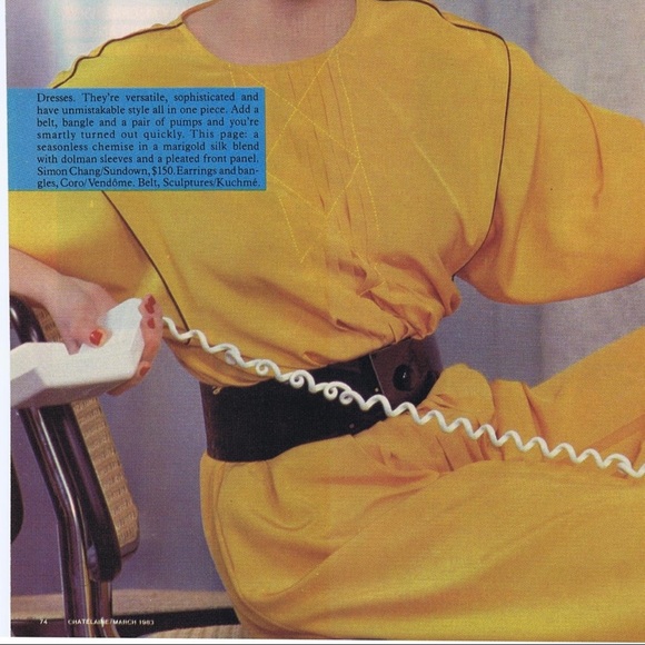 Vintage Simon Chang Shift Dress - Picture 10 of 11